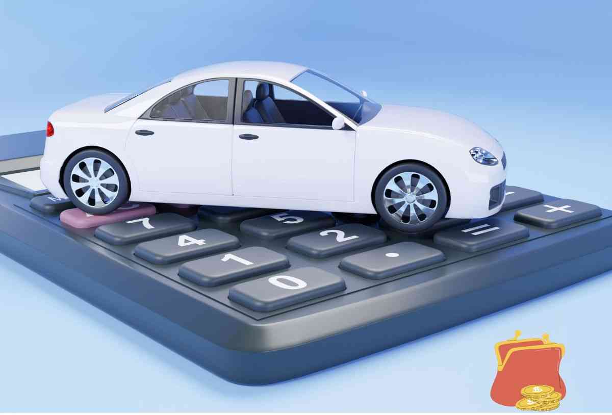 auto su una calcolatrice