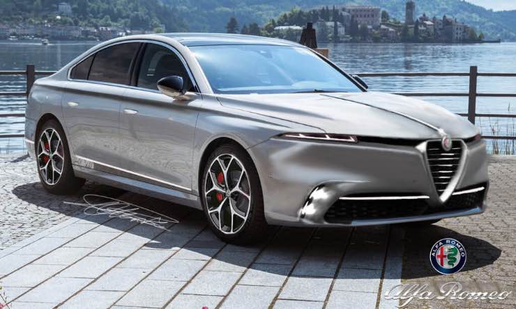 Alfa Romeo 166 ecco come è stata immaginata