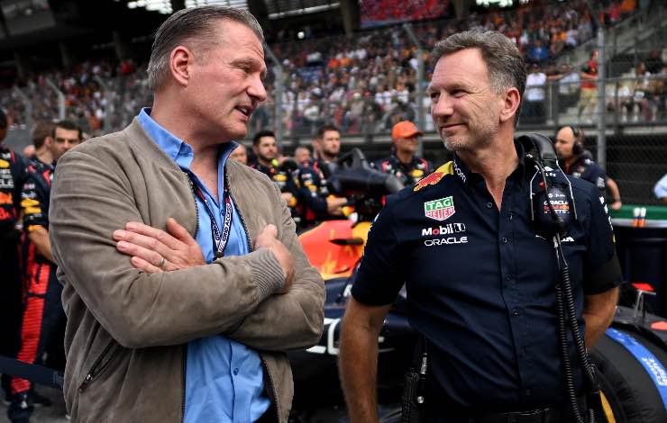 Jos Verstappen e Christian Horner lite recente